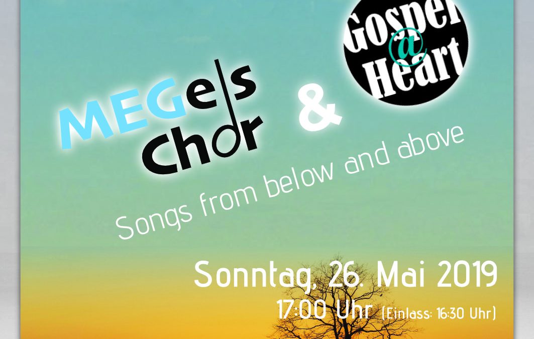 Chorkonzert: From Earth to Heaven (26. Mai 2019)