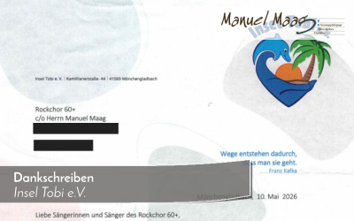 Dankschreiben Insel Tobi e.v.
